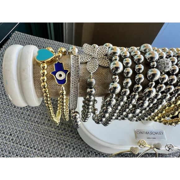 Fashion Bracelets Lot, 26 Pieces! All New, Retail $19-$49 Ea. Boutique Closing - Picture 2 of 3